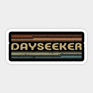 Dayseeker Retro Lines Sticker